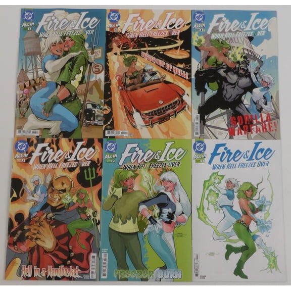 Fire & Ice: When Hell Freezes Over #1-6 VF/NM complete series Terry Dodson ; DC