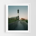 thumbnail image 1 of Fire Island Lighthouse 02 - Fire Island New York Photography White Framed Wall Art Print 16 x 20 inches, 1 of 3