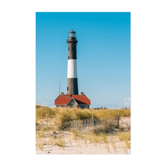 Fire Island Lighthouse 02 - New York Photography Unframed Wall Art Print 8 x 10 inches