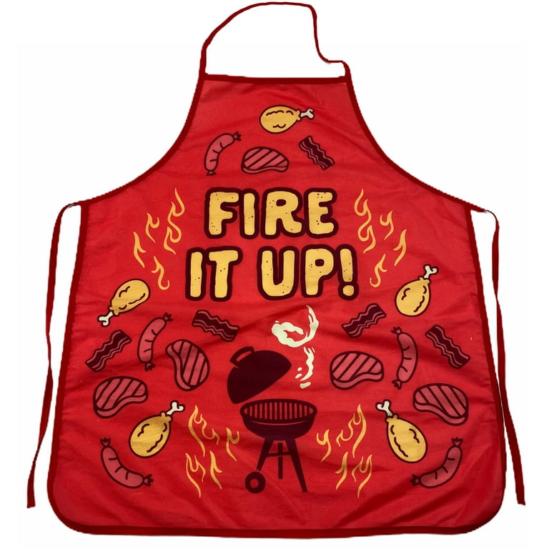Fire It Up Grill Funny Backyard Bar-B-Que Meats Graphic Novelty