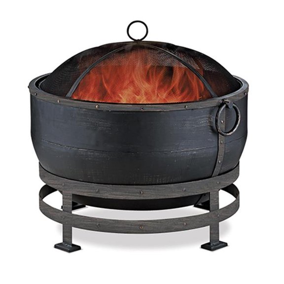 Fire Kettle - Oil Rubbed Bronze - 25.25in. - Stylish Outdoor Fire Pit