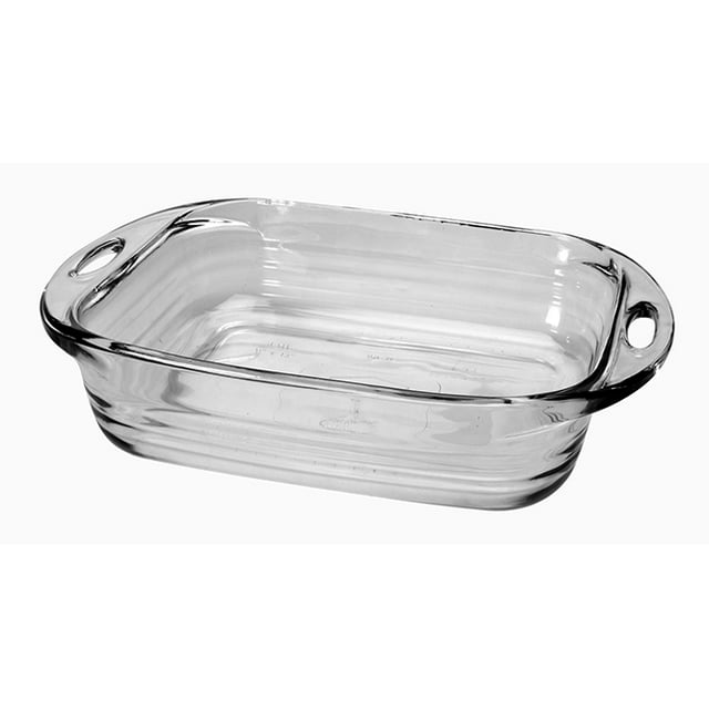 FireKing Glass Square Cake Dish, 8 Inches