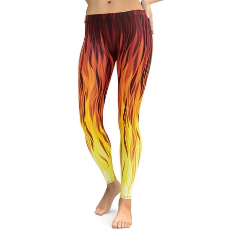 Fire Leggings Size: XS for Women | FIERCEPULSE