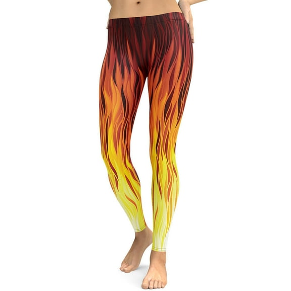 Fire Leggings Size: XS for Women | FIERCEPULSE