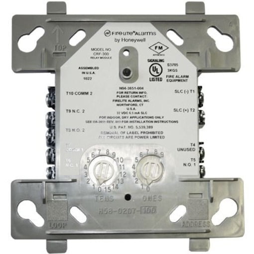 Fire Lite Alarms CRF-300 Addressable Relay Module -Built-In Two Form-C Relays