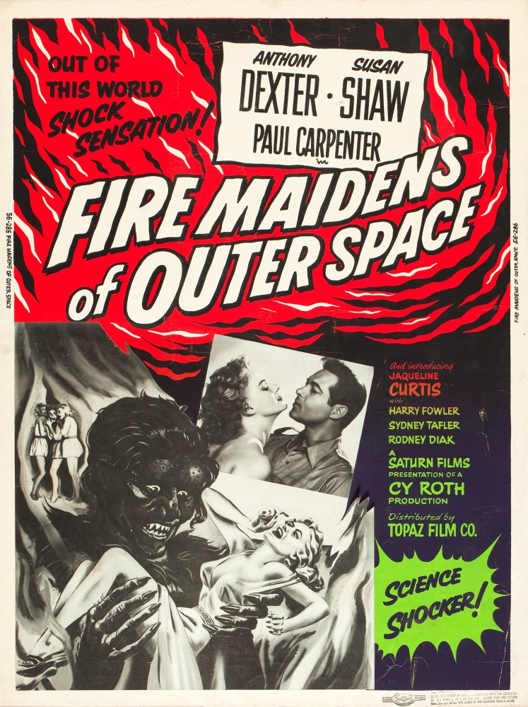 Fire Maidens Of Outer Space Canvas Art - (24 x 36)