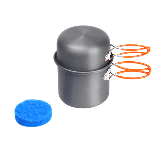 Fire-Maple FMC-207 Solo Camping Cookware, Hard-Anodized Aluminum, 0.75L Pot with Lid, Ultralight 195g