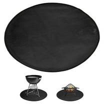 Fire Mat, Heat Shield Mat, Circular Fire Stove Mat with Aluminum Film Coating, High Temperature Insulation for Grills, Stoves, and Outdoor Cooking