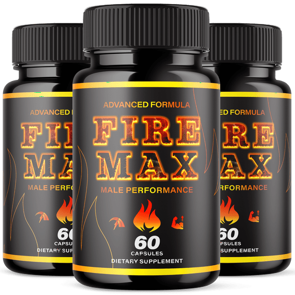 Fire Max Advanced Formula Pills All Natural Vitamin Supplement FireMax 180 Capsules