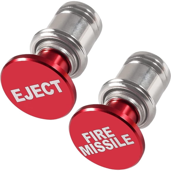 Fire Missile & Eject Car Cigarette Lighter Plug, 12-Volt Universal Replacement Accessory for Most American Japanese Vehicles Socket Size A