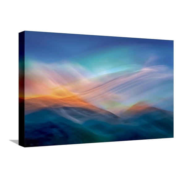 Art.com Fire Mountain Stretched Canvas Print Wall Art by Ursula Abresch, 24" x 16"