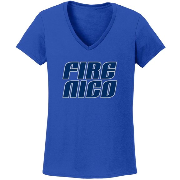 Fire Nico Harrison Dallas LADIES V-NECK Shirt T-Shirt