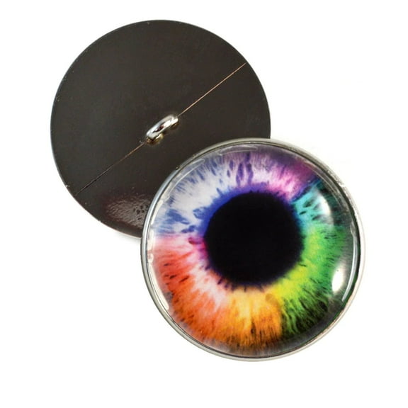 Fire Phoenix Fantasy Bird Sew-On Button Glass Eyes