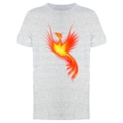Fire Phoenix Graphic Tee Men's -Image by Shutterstock