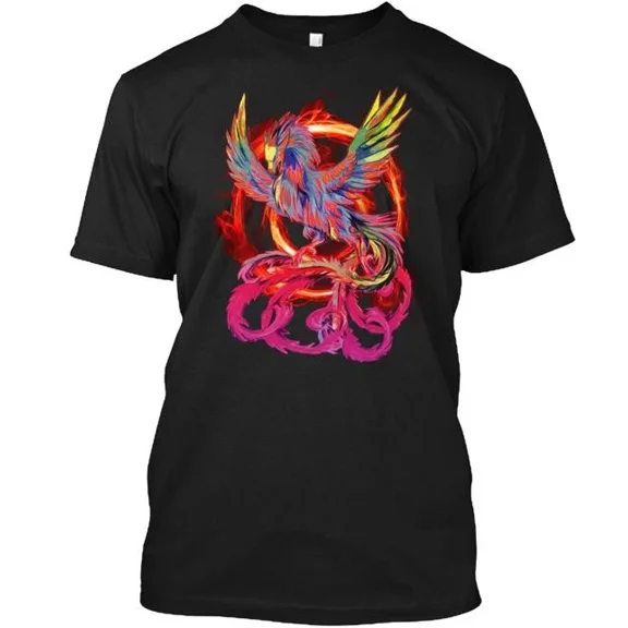 Fire Phoenix T-Shirt Made in the USA Size S to 5XL