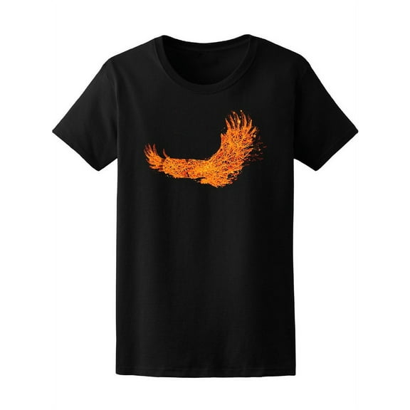 Fire Phoenix T-Shirt Men -Image by Shutterstock, Male Medium