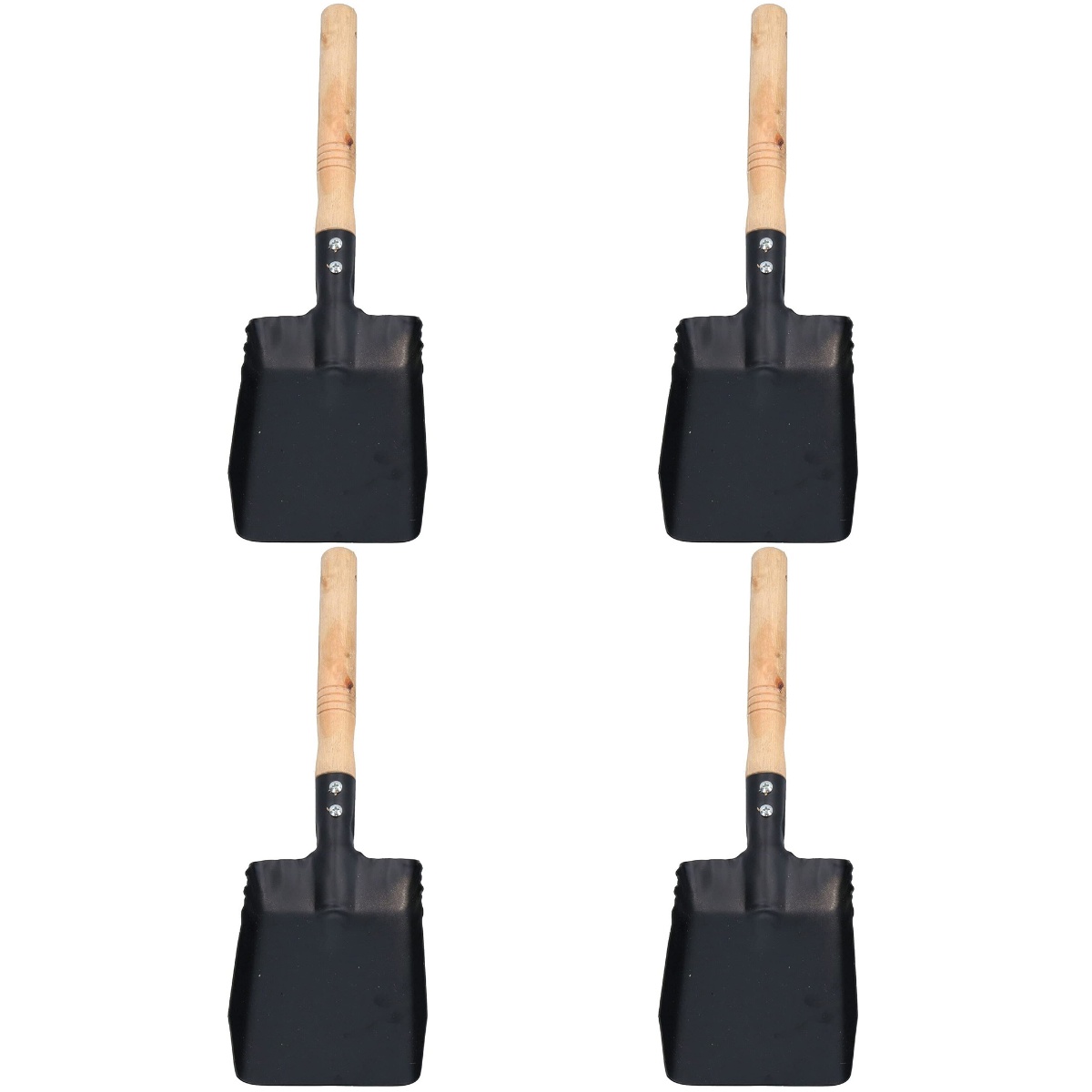 Fire Pit Ash Scoop Garden Shovel Tool 4 Pack Soot Fireplace Digging