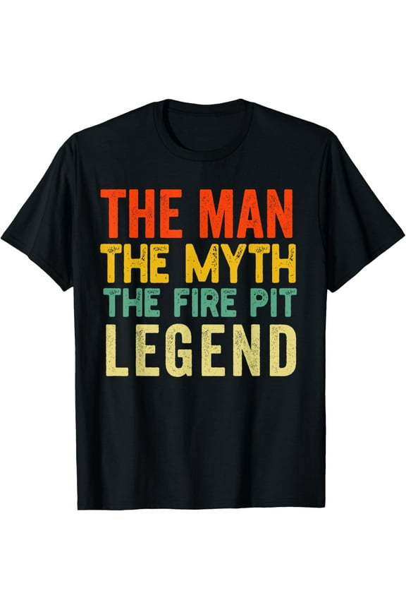 Fire Pit Bonfire Campfire Lover For Women Men Camping Lover T-Shirt