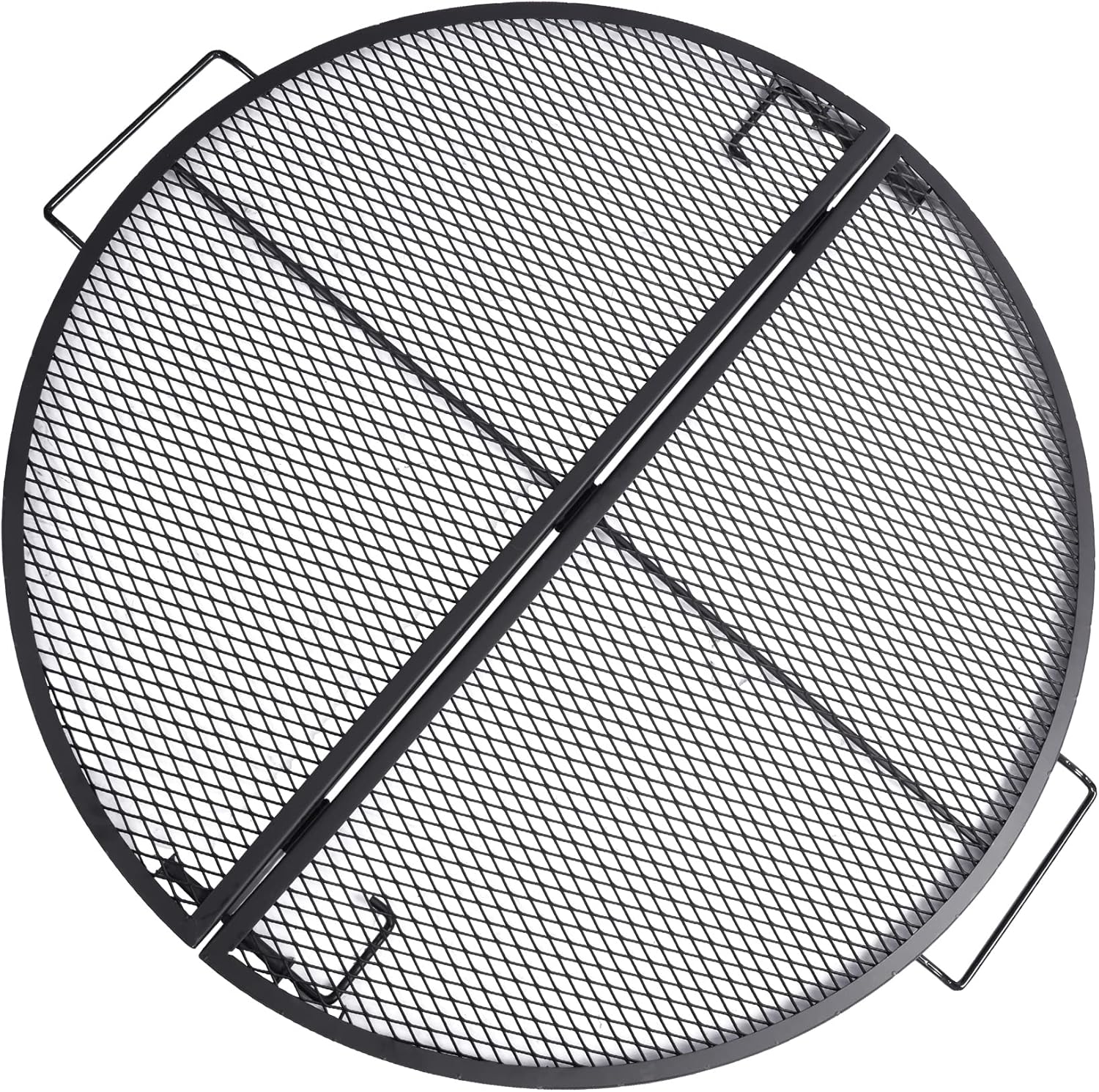 Fire Pit Cooking Grill Grates Portable, Heavy Duty Folding Round