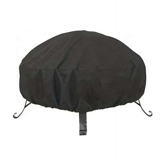 Fire Pit Cover Dust Cover Waterproof, Heavy Duty, Heat & BBQ Grill Cover for Outdoor Protection,85x40CM