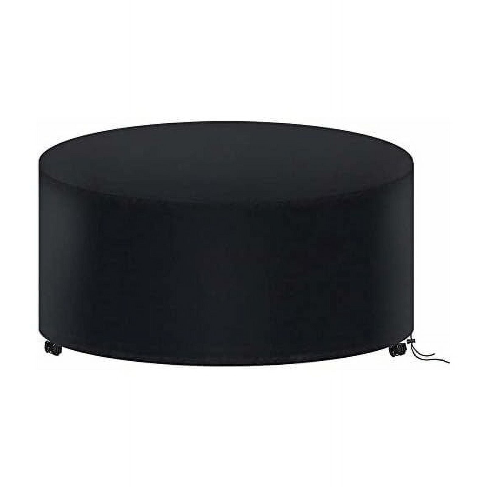 Fire Pit Cover, Long Lasting Protection From Sun Rain Dust Wind Heat Cold Frost, Waterproof And Breathable Ideal For Indoor And Outdoor Use, Adjustable Drawstring And Strap With