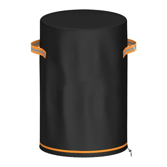 Fire Pit Cover Patio Heater Shield Outdoor Fire Bowl Protector Oxford Waterproof Material for Garden Lawn Use