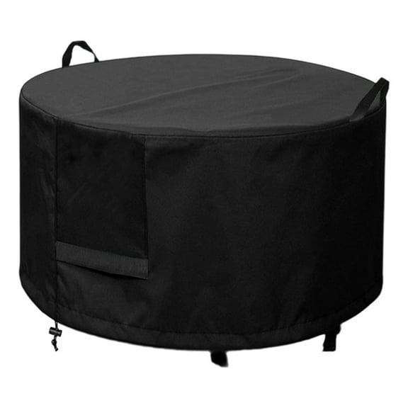 Fire Pit Cover Protector Accessory Oxford Cloth Material with Handle for Outdoor Patio Yard Use