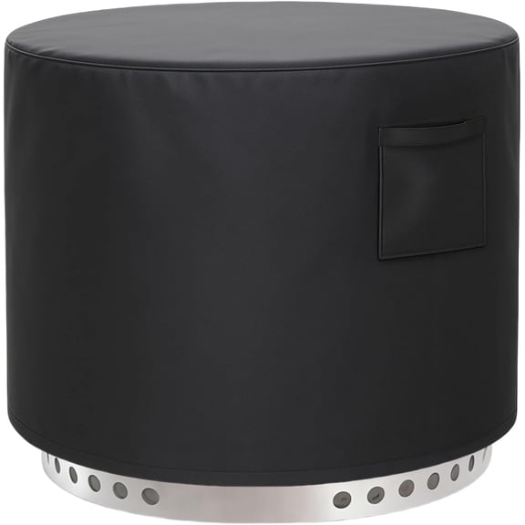 Fire Pit Cover, Upgraded Smokeless Fire Pit Cover, Waterproof & UV Resistant