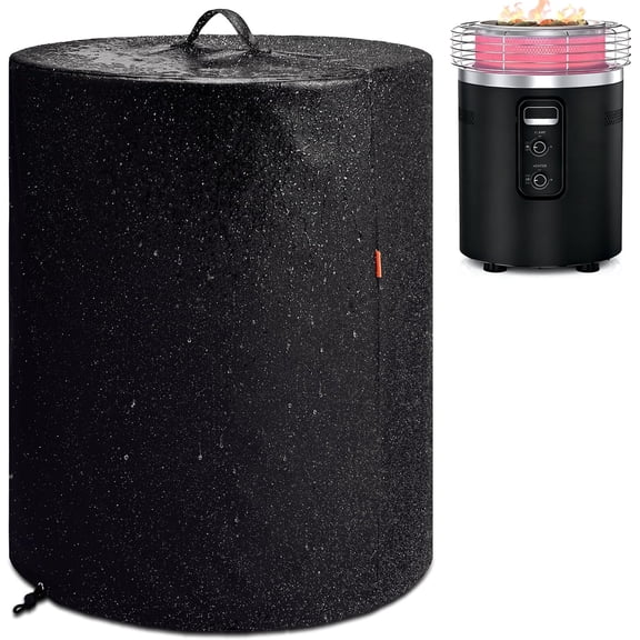 Fire Pit Cover for Ninja Fireside 360 Outdoor Heater & Fire Pit, Waterproof and Windproof Firepit Accessories, UV & Tear Resistant (Cover Only)