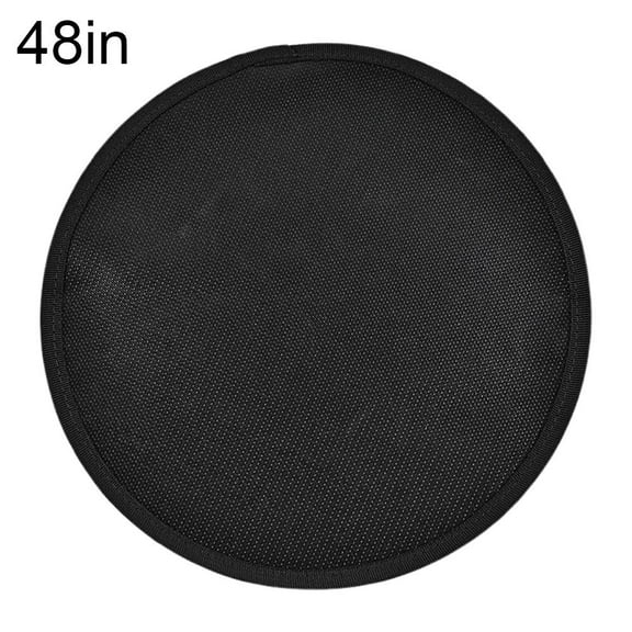 36" Fire Pit Mat for Bonfire, Double-Sided Fireproof Under Grill Mat Deck Patio Protector Pad, Round BBQ Mat for Accessories for Decks, Patios, Grass, BBQ Smoker