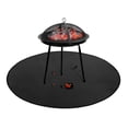thumbnail image 1 of Fire Pit Mat 48 inch Round Under Grill Mat, Fireproof Mat for Under Fire Pit, Fireproof Deck and Patio Protector Mat, Double-Sided Fireproof Mat for BBQ Grill, Oil-Proof Waterproof, 1 of 7