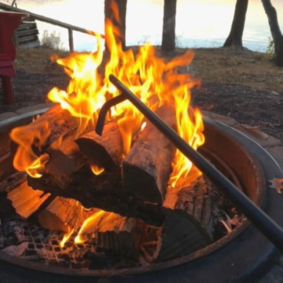 Fire Pit Poker 30" - Legacy High Temperature Heavy Duty Steel Firepit Tool with Built-in Bottle Opener for Outdoor Pits and Campfire - 30"