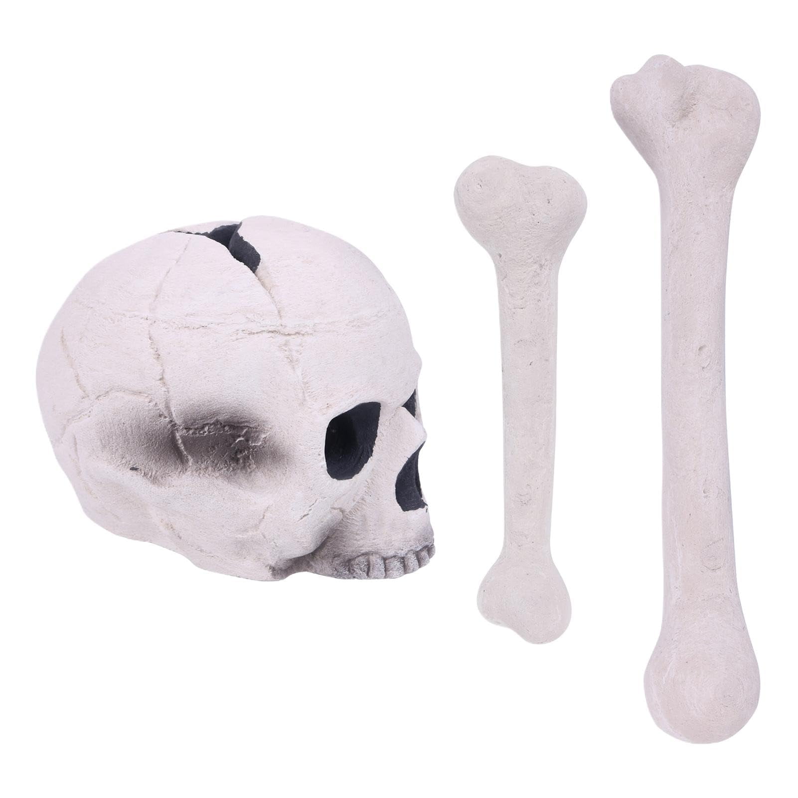 2pc Ceramic Fireplace Skull Firepit Skeleton Fire Log Fall Halloween Decor Set 2pc Ceramic Fireplace Skull Firepit Skeleton Fire Log Fall Halloween Decor Set