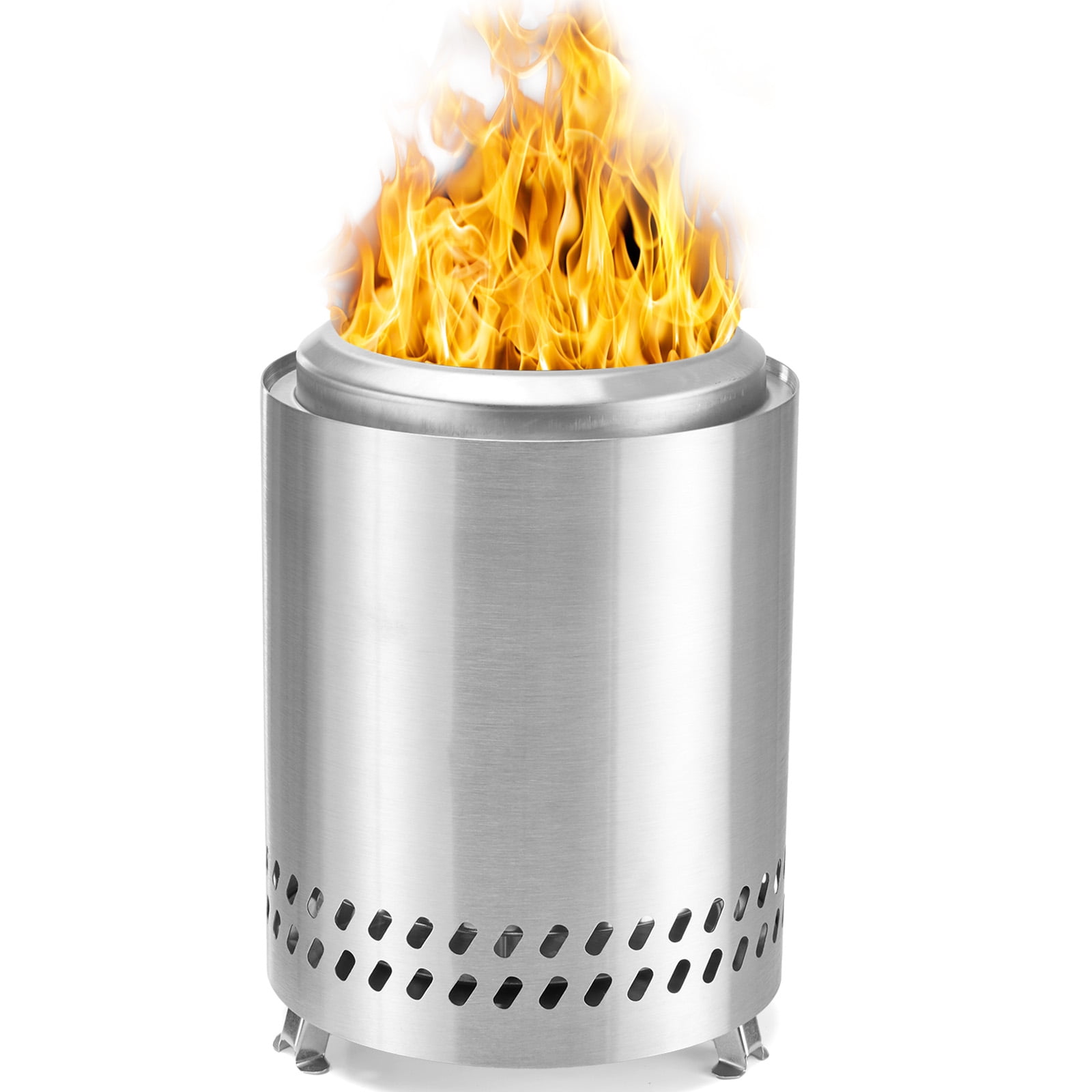 Fire Pit Smokeless for Outside, Mini Portable Fire Pit, Stainless Steel