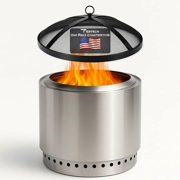 Fire Pit Spark Screen Round for Solo Stove Bonfire Spark Screen Size Fire Pit Ring - Heavy Metal 18.5" Fire Pit Screen with Hook for Easy to Lift for Backyard, Camping and Outdoor Fire Pits