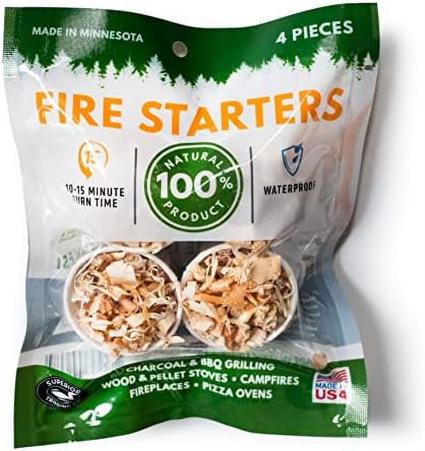 Fire Pods in Travel Packs Fire s for Campfires, BBQ, Grill, Pit, Wood