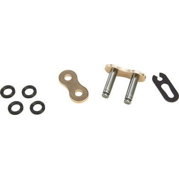 Fire Power - 525 O-Ring Chain Master Link - Clip or Rivet Gold Natural