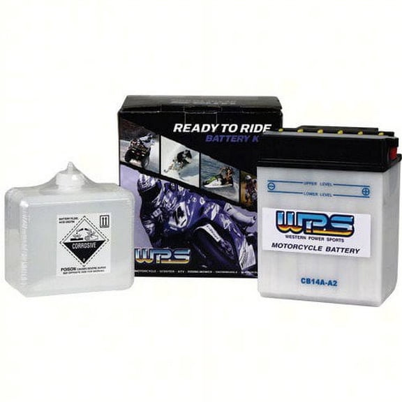 WPS - Western Power Sports  6N5.5-1D; Battery W / Acid Pack 6N5.5-1D