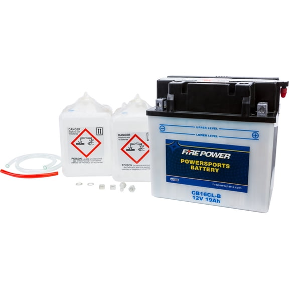 Fire Power Battery W/ACID CB16CL-B Compatible With Yamaha VX-R (VX1800-A) 2011-2017