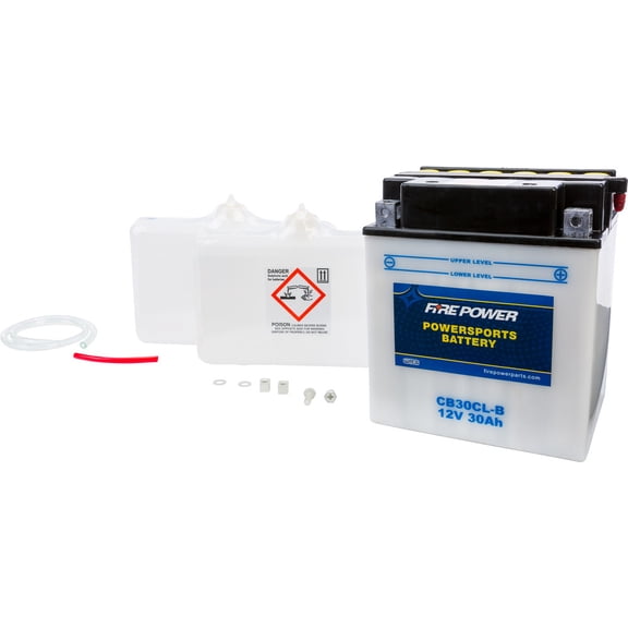 Fire Power Battery W/ACID CB30CL-B Compatible With Sea-Doo STX 215 2008-2013