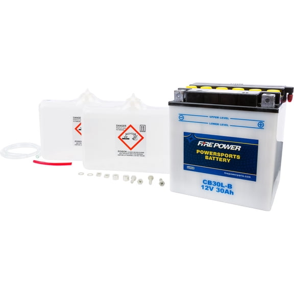 Fire Power Battery W/ACID CB30L-B Compatible With Arctic Cat Wildcat Sport 700 Xt 2015-2016