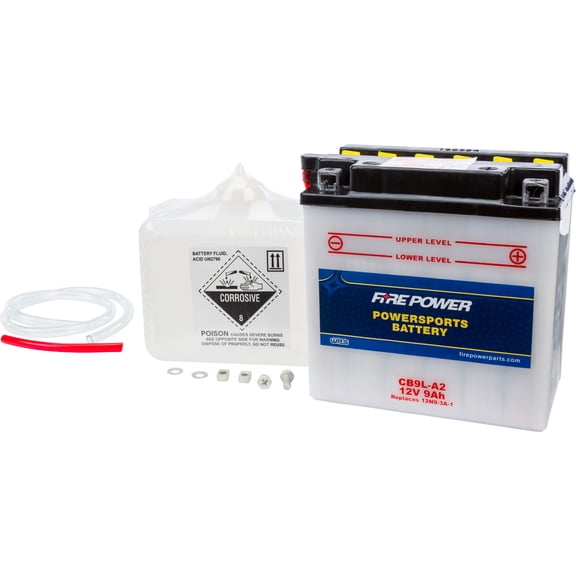 Fire Power Battery W/ACID CB9L-A2 Compatible With Yamaha CS5 1972