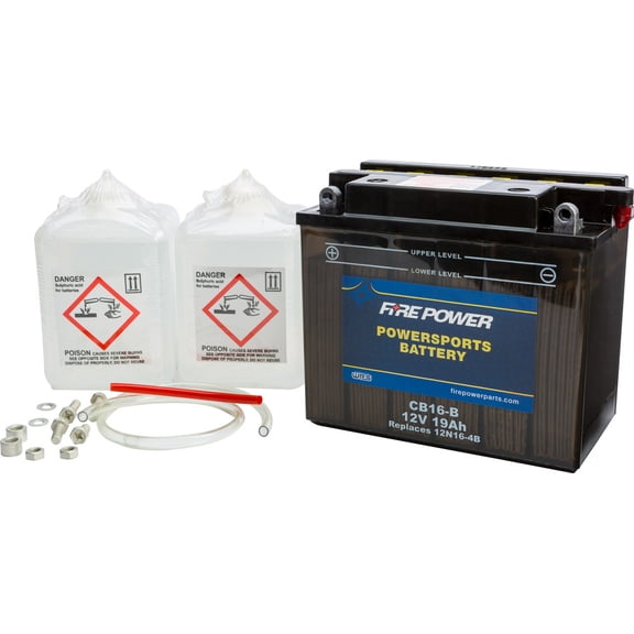 Fire Power Battery W/ACID Compatible With Harley-Davidson FXRS Low Glide 1982-1992