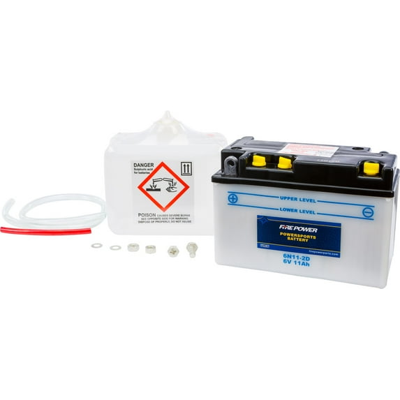 Fire Power Battery W/ACID Compatible With Honda C70M 1971