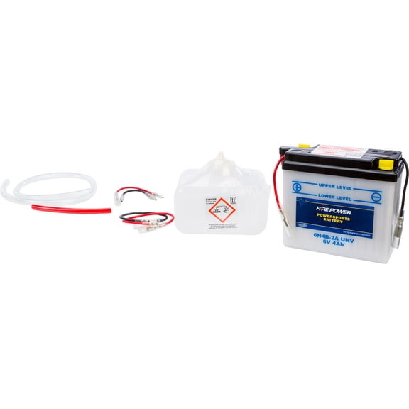 Fire Power Battery W/ACID Compatible With Yamaha Dt250 1974-1976