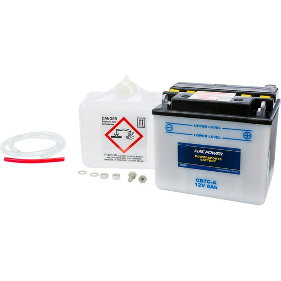 Fire Power Battery W/ACID Compatible With Yamaha TW200 1987-2020