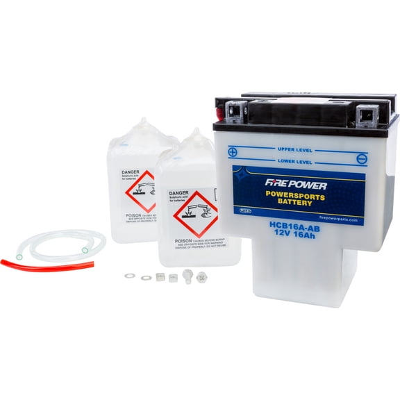 Fire Power Battery W/ACID HCB16A-AB Compatible With Honda VT1100C Shadow 1985-1996