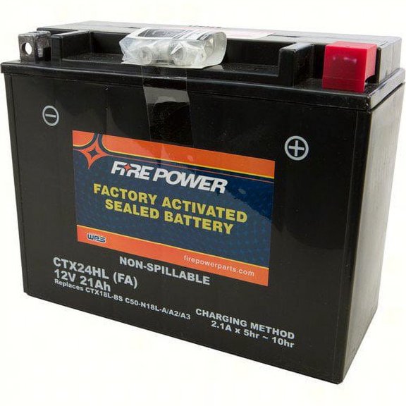 Yuasa CTX24HL FA; Sealed Factory Activated Battery Ctx24Hl / C50-N18L-A