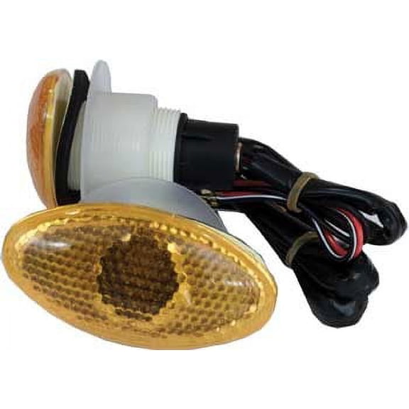 Fire Power Cat Eye Side Marker, Amber - 12 Volt/2 Wire