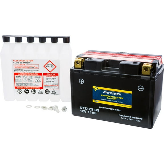 Fire Power Maintenance Free Battery CTZ12S-BS Compatible With Honda NC700X 2012-2017
